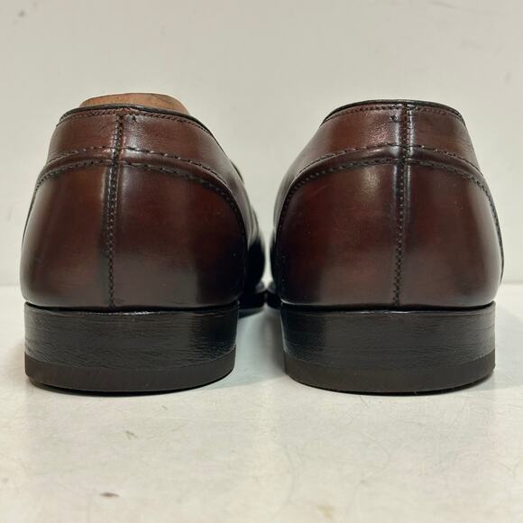 FULLY RESOLED Alden 662 Dark Brown Calfskin Full Strap Penny Loafer USA 10.5 D main image 11